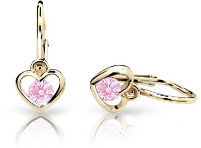 Cutie Jewellery - Dětské náušnice ze žlutého zlata C1943-10-X-1