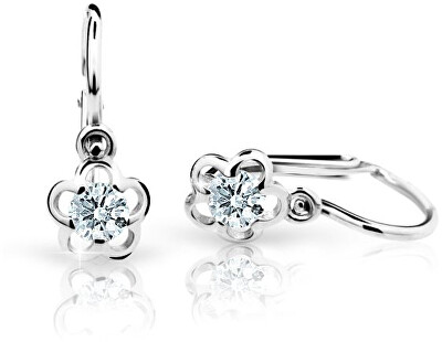 Cutie Jewellery - Dětské náušnice z bílého zlata C1945-10-X-2