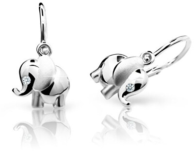 Cutie Jewellery - Dětské náušnice z bílého zlata C1955-10-10-X-2