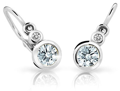 Cutie Jewellery - Dětské náušnice z bílého zlata C1984-10-X-2