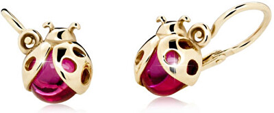 Cutie Jewellery - Zlaté dětské náušnice Berušky C2008-10-40-X-1