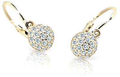 Cutie Jewellery - Zlaté dětské náušnice C2150-10-X-1