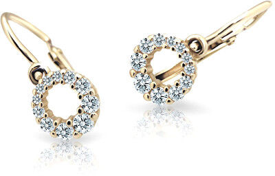 Cutie Jewellery - Zlaté dětské náušnice C2154-10-X-1