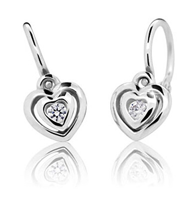 Cutie Jewellery - Dětské náušnice z bílého zlata C2177-10-10-X-2