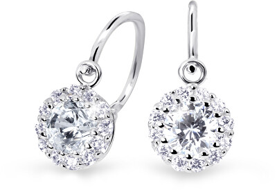 Cutie Jewellery - Dětské náušnice z bílého zlata C2745-10-X-2