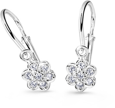 Cutie Jewellery - Dětské náušnice z bílého zlata C2746-10-X-2