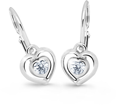 Cutie Jewellery - Dětské srdíčkové náušnice C2752-10-X-2