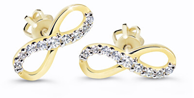 Cutie Jewellery - Třpytivé náušnice ve tvaru nekonečna Z60149-30-10-X-1
