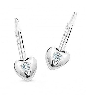 Cutie Jewellery - Dětské náušnice z bílého zlata C1556-55-X-2