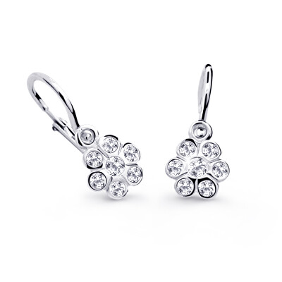 Cutie Jewellery - Dětské náušnice z bílého zlata C1737-10-X-2