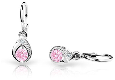 Cutie Jewellery - Dětské náušnice z bílého zlata C1898-10-X-2