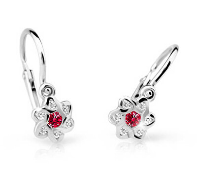Cutie Jewellery - Dětské náušnice z bílého zlata C2149-10-X-2