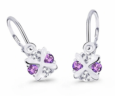 Cutie Jewellery - Dětské náušnice z bílého zlata C2153-10-X-2