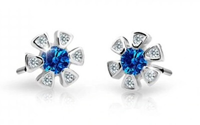 Cutie Jewellery - Dětské náušnice z bílého zlata C2156-30-X-2