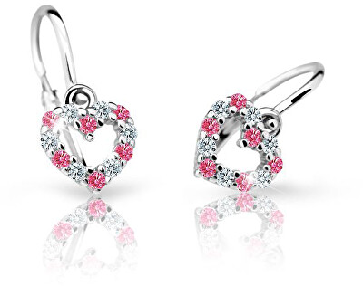 Cutie Jewellery - Dětské náušnice z bílého zlata C2157-10-X-2