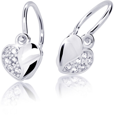 Cutie Jewellery - Dětské náušnice z bílého zlata C2160-10-X-2
