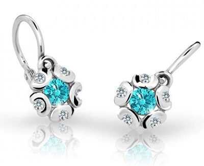 Cutie Jewellery - Dětské náušnice z bílého zlata C2178-10-X-2