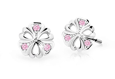 Cutie Jewellery - Dětské náušnice z bílého zlata C2230-30-X-2