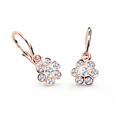 Cutie Jewellery - Dětské náušnice z růžového zlata C1737-10-X-4