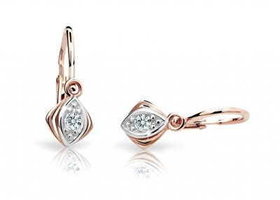 Cutie Jewellery - Dětské náušnice z růžového zlata C1897-10-X-4