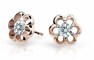 Cutie Jewellery - Dětské náušnice z růžového zlata C1947-30-X-4