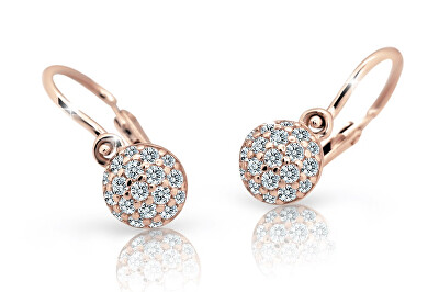 Cutie Jewellery - Dětské náušnice z růžového zlata C2150-10-X-4