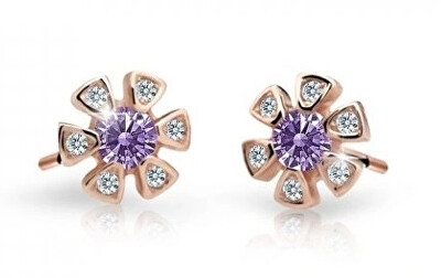 Cutie Jewellery - Dětské náušnice z růžového zlata C2156-30-X-4