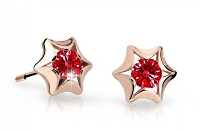 Cutie Jewellery - Dětské náušnice z růžového zlata C2159-30-X-4