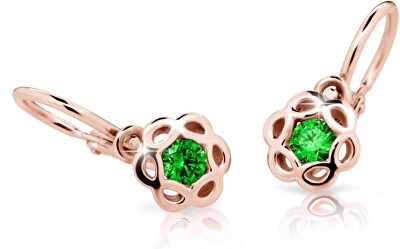 Cutie Jewellery - Dětské náušnice z růžového zlata C2179-10-X-4