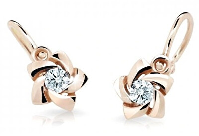 Cutie Jewellery - Dětské náušnice z růžového zlata C2201-10-X-4