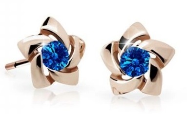 Cutie Jewellery - Dětské náušnice z růžového zlata C2201-30-X-4