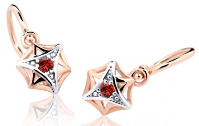 Cutie Jewellery - Dětské náušnice z růžového zlata C2209-10-X-4