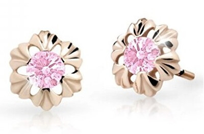 Cutie Jewellery - Dětské náušnice z růžového zlata C2213-30-X-4