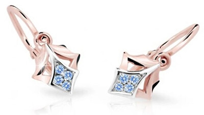 Cutie Jewellery - Dětské náušnice z růžového zlata C2220-10-X-4