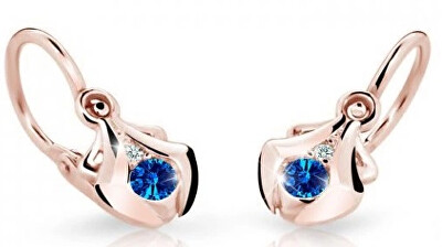 Cutie Jewellery - Dětské náušnice z růžového zlata C2224-10-X-4