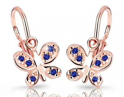 Cutie Jewellery - Dětské náušnice z růžového zlata C2748-10-X-4