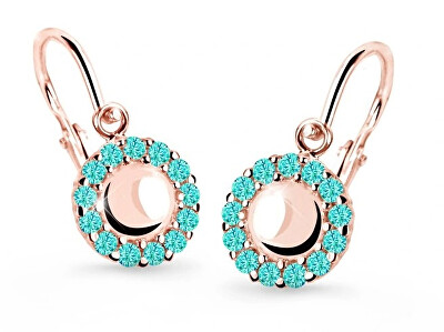 Cutie Jewellery - Dětské náušnice z růžového zlata C2750-10-X-4