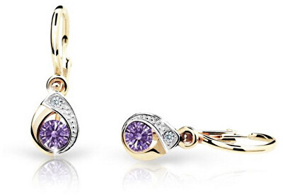 Cutie Jewellery - Dětské náušnice ze žlutého zlata C1898-10-X-1