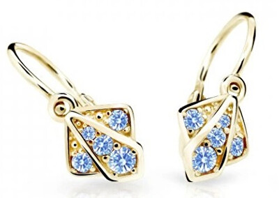Cutie Jewellery - Dětské náušnice ze žlutého zlata C2241-10-X-1