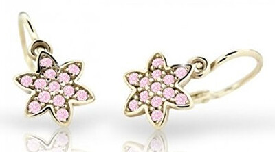 Cutie Jewellery - Dětské zlaté náušnice C2206-10-X-1