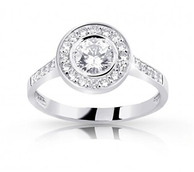 Cutie Jewellery - Dokonalý prsten z bílého zlata se zirkony Z8032-10-X-2