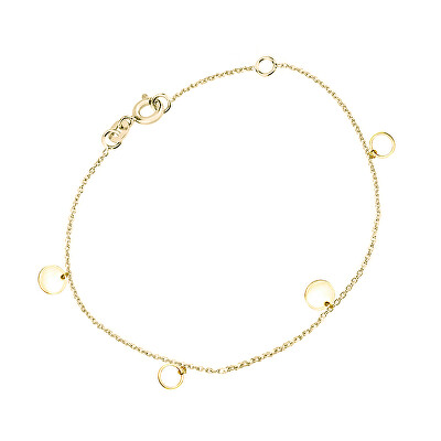 Cutie Jewellery - Elegantní dámský náramek ze žlutého zlata Z0101-60-X-1