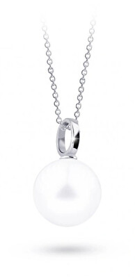 Cutie Jewellery - Elegantní přívěsek z bílého zlata s pravou perlou Z3029-40-C4-X-2