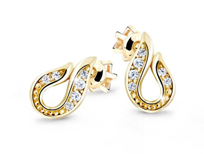 Cutie Jewellery - Jedinečné náušnice ze žlutého zlata Z3062-30-10-X-1