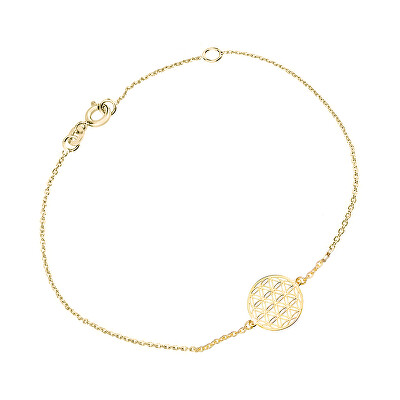 Cutie Jewellery - Jemný dámský náramek ze žlutého zlata Z0121-60-X-1