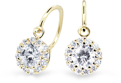 Cutie Jewellery - Krásné dětské náušnice ze žlutého zlata C2745-10-X-1