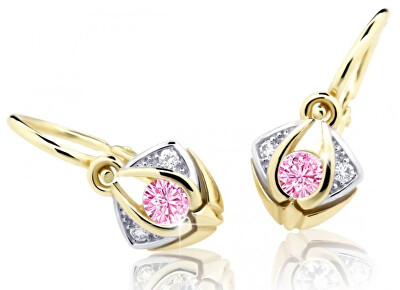 Cutie Jewellery - Krásné dětské náušnice ze žlutého zlata C2217-10-X-1