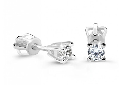 Cutie Jewellery - Krásné náušnice z bílého zlata se zirkony Z61062-30-10-X-2