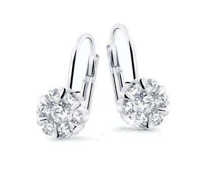 Cutie Jewellery - Krásné náušnice z bílého zlata se zirkony Z8039-55-10-X-2