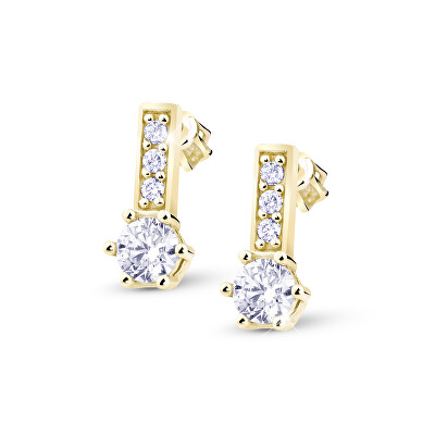 Cutie Jewellery - Krásné visací náušnice se zirkony Z8057-30-10-X-1